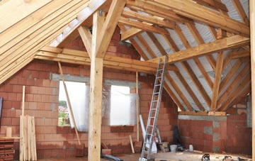 Pentre Clawdd attic trusses